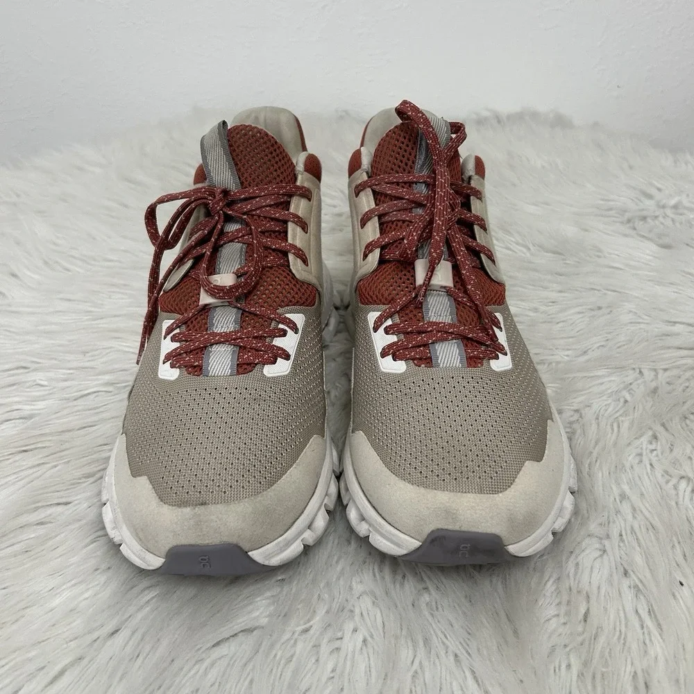 On Cloud Hi Edge Women's Sz 9 Sand Pearl Running Shoe CloudTec‎ Swiss Engineered